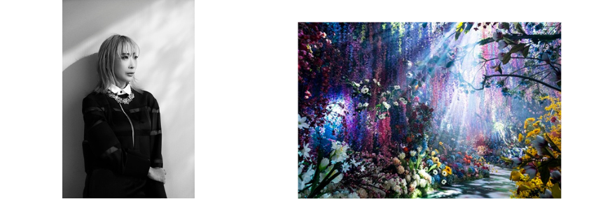 森の芸術祭、岡山県新見市の満奇洞には蜷川実花 with EiMさんの作品が展示されています。