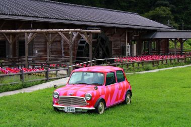 ミニクーパーもｍｔ柄に変身！