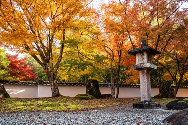 新見駅から徒歩10分から15分!市街地を見渡せる枯山水庭園!