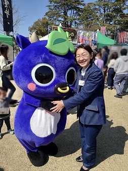 アリオ倉敷　にーみん　千屋牛　ピオーネ　倉敷市長