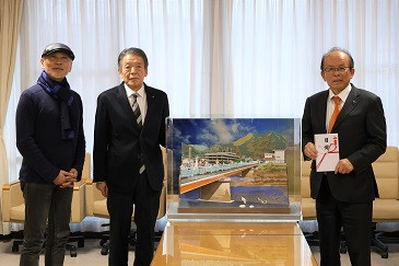 贈呈式の様子